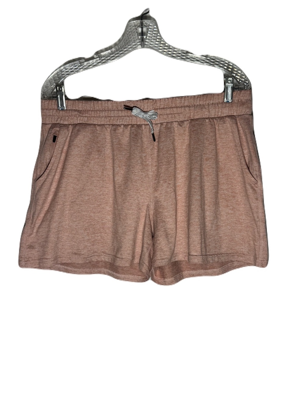 Peach 3-pocket Athleisure/hiking/versatile/travel essentials Drawstring Shorts